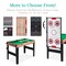 Best Choice Products 13-in-1 Combo Game Table Set w/ Ping Pong, Foosball, Basketball, Air Hockey, Archery